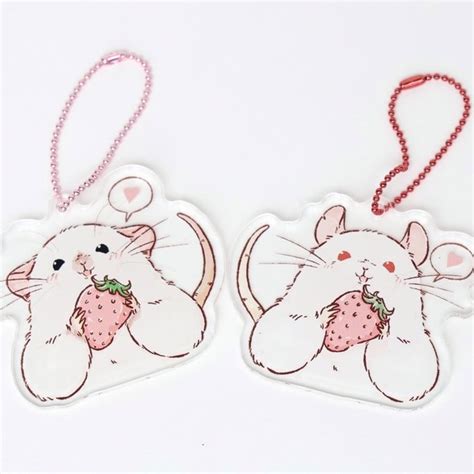 11 Types Of Mouse Acrylic Keychains Nezumi30517 Minne 国内最大級のハンドメイド