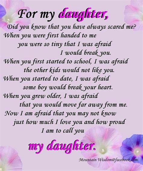 Sample Letter To Daughter From Mother