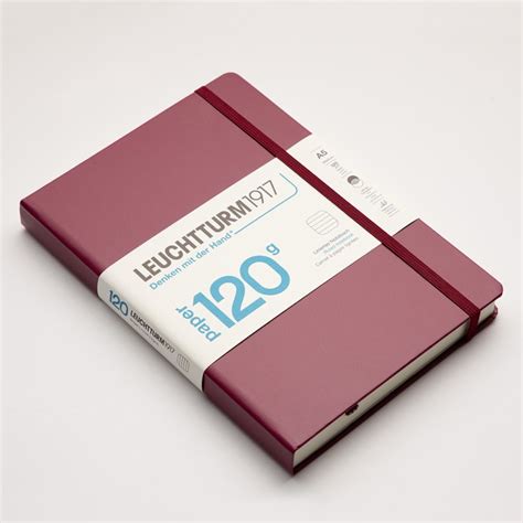 Leuchtturm1917 A5 Hardcover Notebook 120gsm 203 Pages Ruled