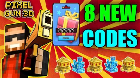 8 NEW PIXEL GUN 3D PROMO CODES 2022 PIXEL GUN 3D CODES YouTube