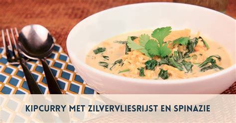 Kipcurry Met Kokosmelk Rijst En Spinazie Recept Op AGMJ Be