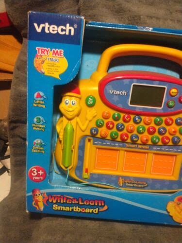 Vtech Write And Learn Smartboard Letter Number Recognition Talking New