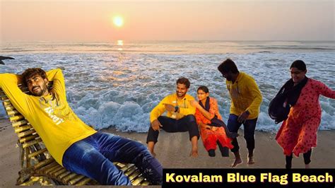 KOVALAM Blue Flag Beach CHENNAI Beach ECR Beach Tamil Nadu