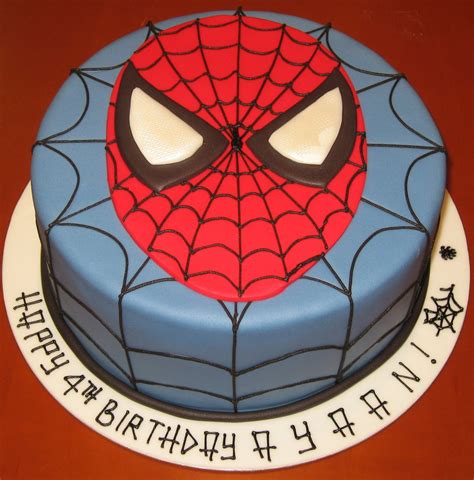 Let Them Eat Cake: Spiderman face cake