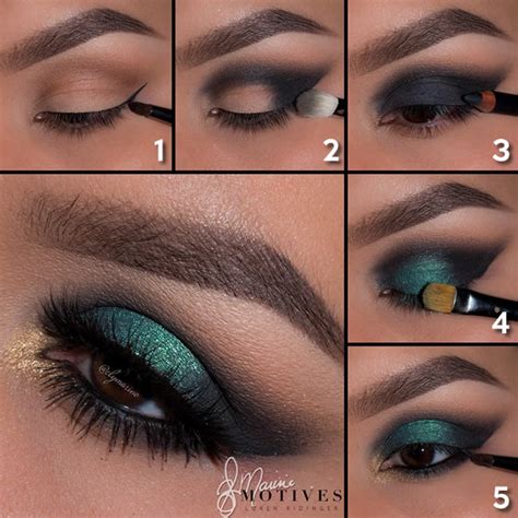 Beautiful Green Goddess Eye Shadow Pictorial