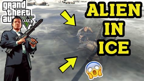 GTA 5 Trapped Alien In Ice Easter Egg Mohd Zain YouTube