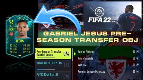 Fifa How To Complete The Pre Season Transfer Gabriel Jesus