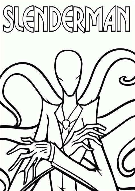 Slender Man Printable