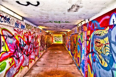 Pedestrian Tunnel Graffiti Free Photo On Pixabay