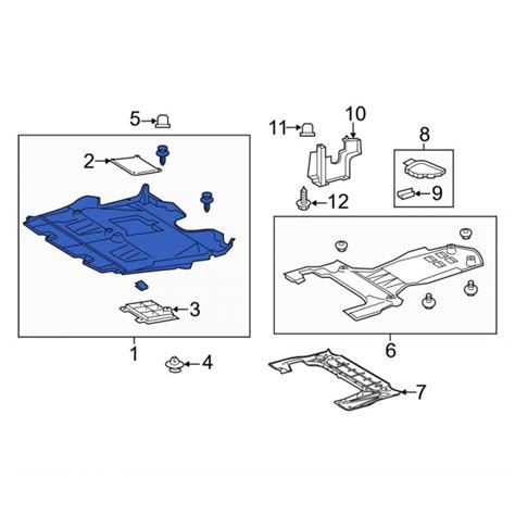 Lexus Oe Front Radiator Support Splash Shield