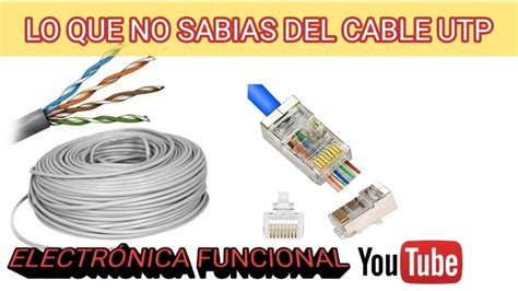 Cable Utp Cat 5e Conozca Características Y Nomenclaturas Youtube