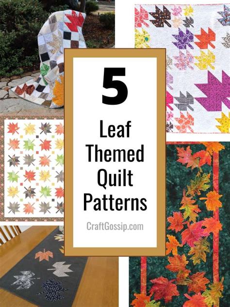 5 Autumn Leaf Quilt Patterns – Quilting