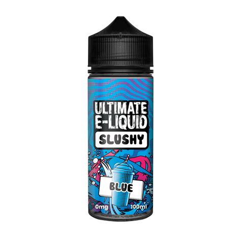 Ultimate E Liquid Slushy Blue 100ml Shortfill Sky Blue Vape