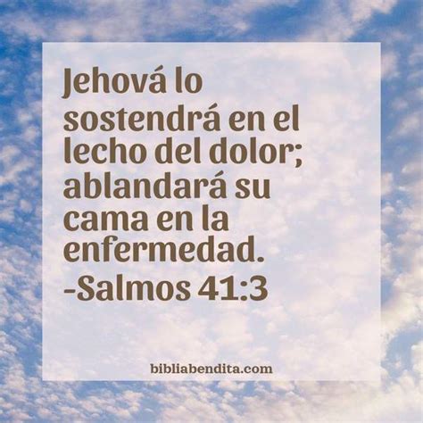 Explicación Salmos 413 Jehová Lo Sostendrá En El Lecho Del Dolor