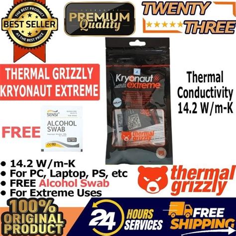 Jual HARGA DISC Thermal Grizzly Kryonaut EXTREME Thermal Paste 2 Gram