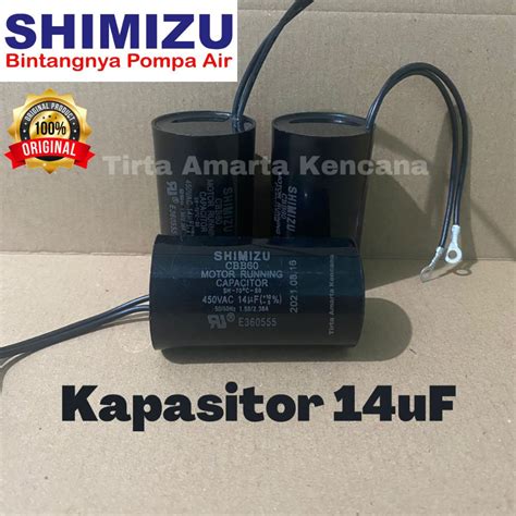 Jual Kapasitor 14uF 450v Pompa Air Shimizu Original Shopee Indonesia