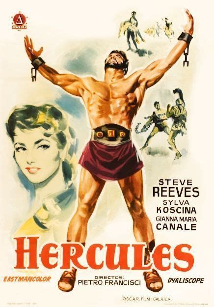 Hércules Le fatiche di Ercole Labors of Hercules 1958 de Pietro