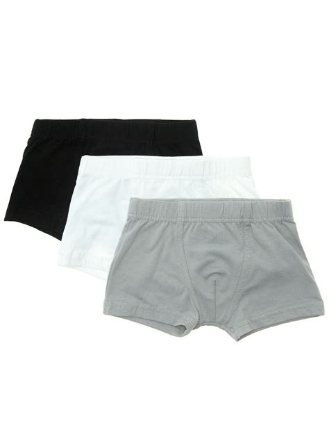 Pack De 3 Boxers Lisos Negro Kiabi 5 00