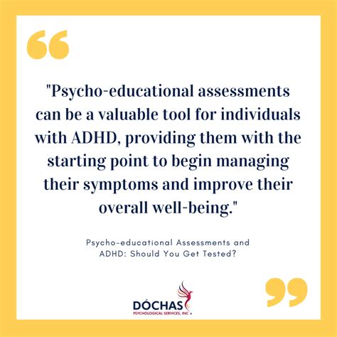 Psycho Educational Assessments And Adhd Should You Get Tested