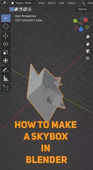 How To Make A Skybox In Blender
