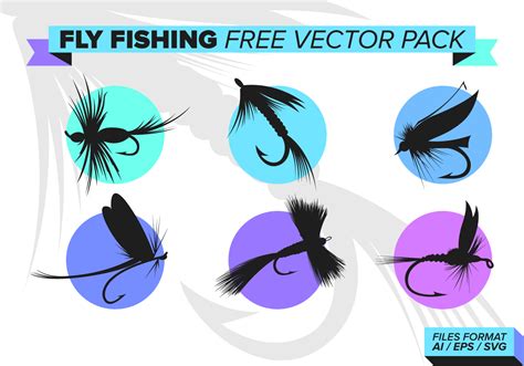 Fly Fishing Free Vector Pack 126310 Vector Art at Vecteezy