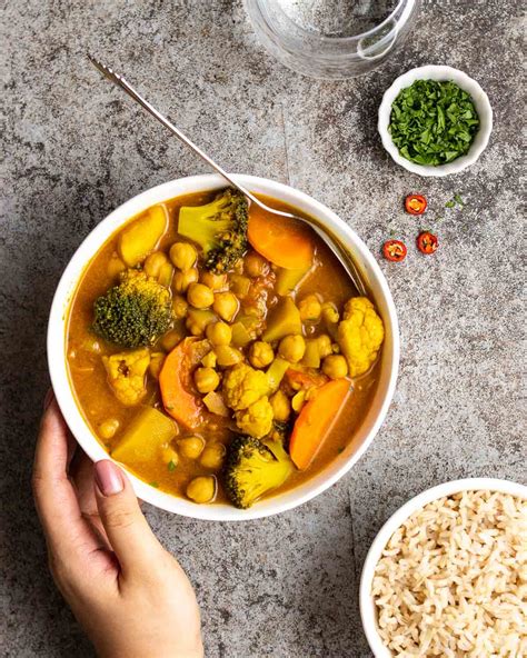 Vegan Jamaican Chickpea Curry With Vegetables My Plantiful Cooking