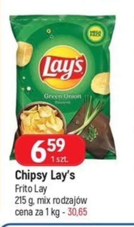 Lay S Chipsy Ziemniaczane O Smaku Zielonej Cebulki 215 G Promocja E