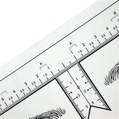 Pcs Disposable Eyebrow Ruler Stencils For Microblading Tattoo