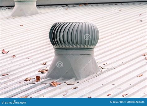 Ventilation System On The Roof Of Factory Stock Image Image Of