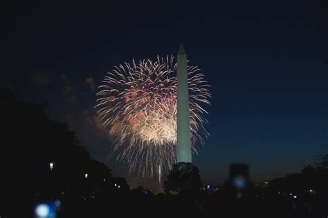 Fireworks behind Washington Monument ©© | Lee's Birdwatching Adventures ...