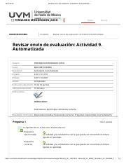 Actividad Automatizada Fernando Pdf Revisar Env O