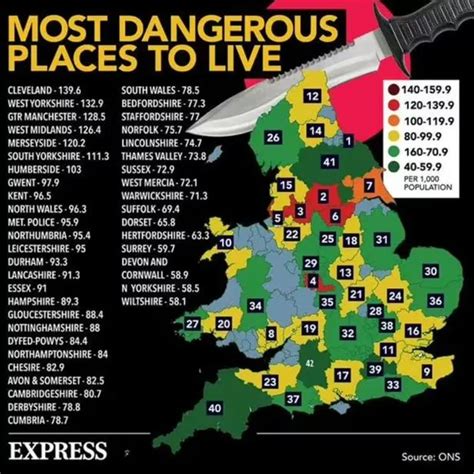 Cleveland Is Officially The Uks Most Dangerous Place To Live