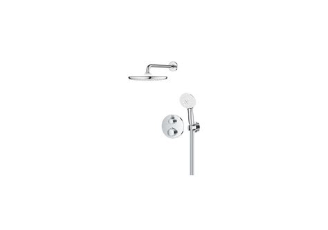 Grohtherm Ensemble De Douche Encastr Avec Tempesta Chrom