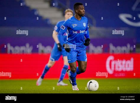 GENK BELGIUM JANUARY 27 Carlos Cuesta Of KRC Genk During The Pro