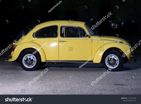 Turkey Yellow Volkswagen Beetle Stock Photo