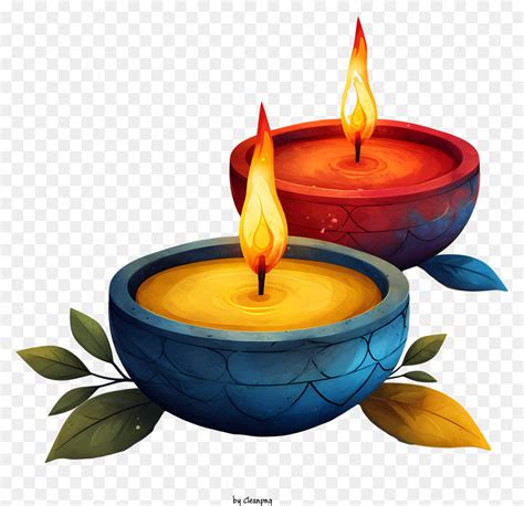 Diwali Lampe Bougies Les Flammes PNG Diwali Lampe Bougies Les