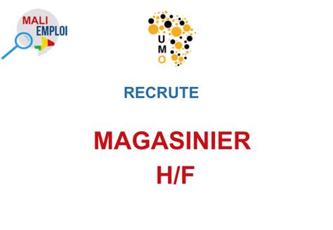 UMO INTERIM RECRUTE MAGASINIER H F Y A Bara Offres D Emplois Et Stages