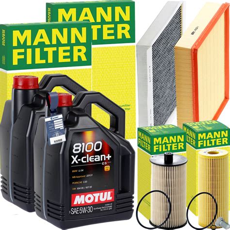 MANN INSPEKTIONSPAKET MOTUL 5W 30 MOTORÖL passend für 2 5 TDI VW