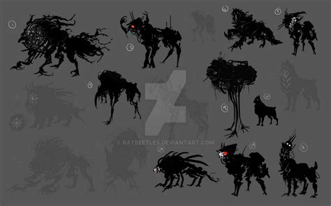 Shadow Beast Adopts 10 Each By Ratbeetles On Deviantart