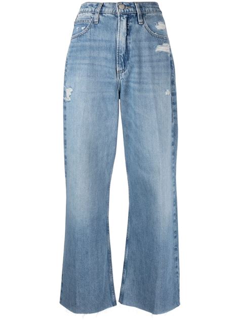 FRAME Le High N Tight Wide Leg Jeans Blue FARFETCH