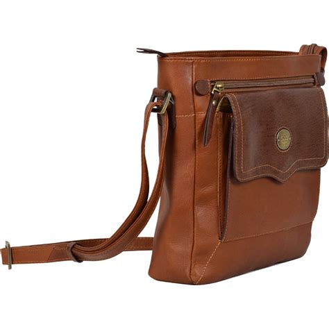 Zip Top Crossbody Land Leather Goods