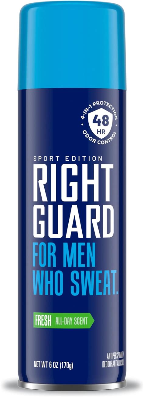 Right Guard Sport Unscented Aerosol Antiperspirant Spray 6 Oz Pack Of 7 Beauty