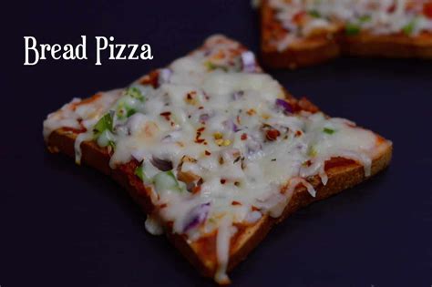 Bread Pizza Without Oven Indian Veggie Delight