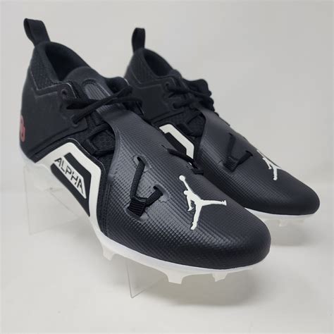 Nike Jordan Football Cleats Mens 13 Black Alpha Menace Pro Oklahoma Ou Logo Sidelineswap