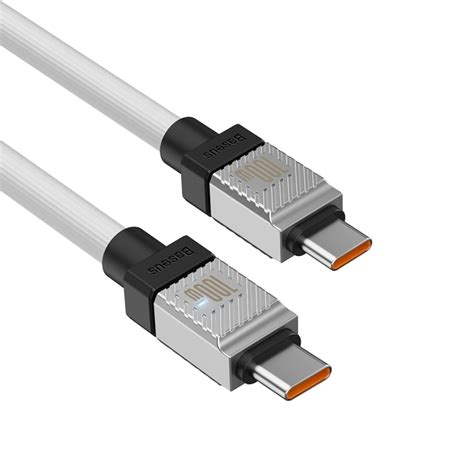 Baseus Usb C Till Usb C Kabel 100w 2m Vit