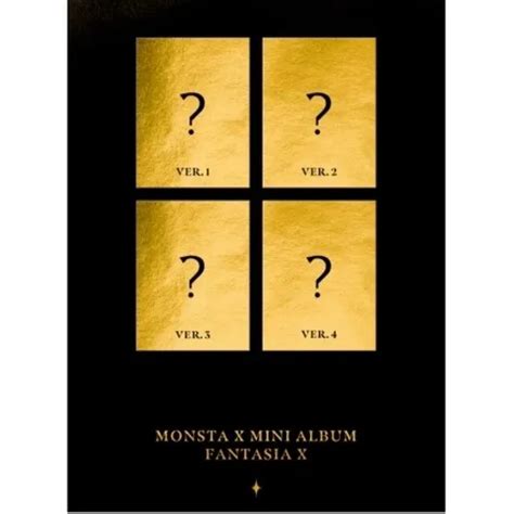 Monsta X Fantasia X Th Mini Album Cd Photobook Card Sticker Gift K