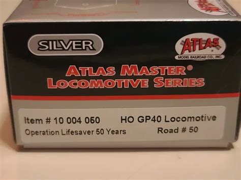 Atlas Ho Gp Operation Lifesaver Years Locomotive Silver Series