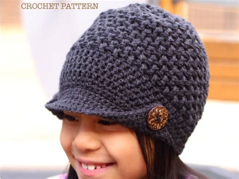 CROCHET PEAKED CAP – Share a Pattern