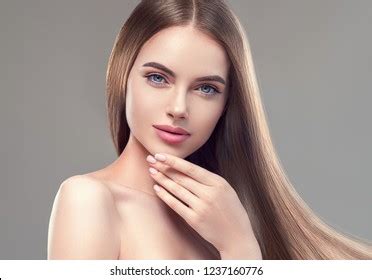 Beautiful Long Smooth Hair Woman Happy Stock Photo Edit Now 2027995619