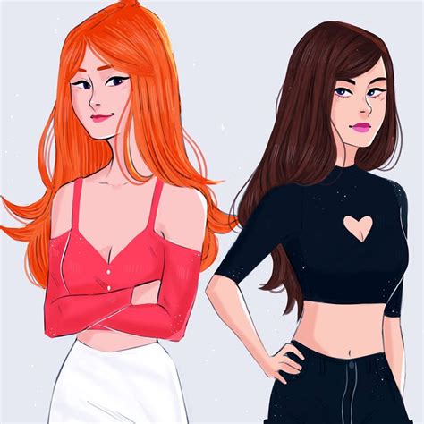 Close up of my last drawing! Candace and Vanessa Who do you liked more ...